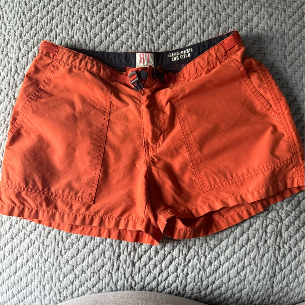 Abercrombie & Fitch Women's Orange Shorts